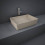 Umywalka slim nablatowa prostokątna 50x36 cm cappuccino mat Feeling RAK Ceramics (FEECT5000514A)