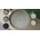 Umywalka slim nablatowa okrągła 42 cm szara mat Feeling RAK Ceramics (FEECT4200503A)