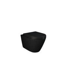 Miska wc podwieszana 52x36 cm czarny mat Feeling RAK Ceramics (RST23504A)