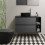 Miska wc podwieszana 52x36 cm czarny mat Feeling RAK Ceramics (RST23504A)