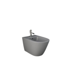 Bidet podwieszany 52x36cm szary mat Feeling RAK Ceramics (RST07503A)
