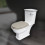 Deska wc w/o poliester lakier cappuccino mat Rak - washington RAK Ceramics (WTSC3901514)