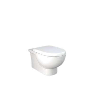 Miska wc podwiesz. rimless 55x36 biały połysk Tonique RAK Ceramics (TQ13AWHA)