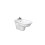 Bidet podwieszany 56x36 cm biały połysk Rak - washington RAK Ceramics (WABI00002)