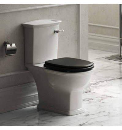 Miska wc do kompaktu 70,5x36,5 cm biały połysk- odpływ poziomy Rak - washington RAK Ceramics (WAWC00003)