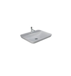 Umywalka wpuszczana prostokątna 55x42 cm z otworem biały połysk Rak - variant RAK Ceramics (VARDI55501AWHA)