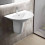 Półpostument do umywalki morning/illusion RAK Ceramics (MORHP2500AWHA)