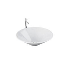 Umywalka nablatowa 38 cm okrągła biały połysk Daisy RAK Ceramics (LADA00001)
