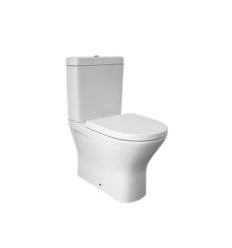 Miska wc rimless do kompaktu 60x36 cm biały połysk Resort RAK Ceramics (RST17AWHA REWC00005)