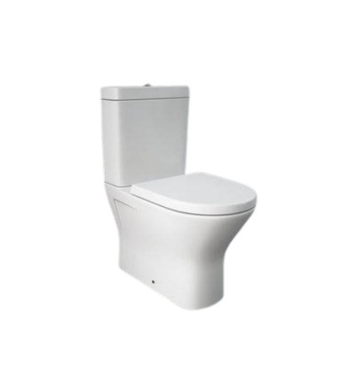 Miska wc rimless do kompaktu 60x36 cm biały połysk Resort RAK Ceramics (RST17AWHA REWC00005)