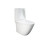 Miska wc rimless do kompaktu 62x38 cm biały połysk Sensation RAK Ceramics (SENWC1146AWHA)