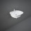 Umywalka ścienna nablatowa 55x46 cm z otworem biały połysk Sensation RAK Ceramics (SENWB5501AWHA)