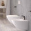 Bidet podwieszany 48 x 38 cm biały połysk Sensation RAK Ceramics (SENBD2104AWHA)