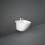 Bidet podwieszany 48 x 38 cm biały połysk Sensation RAK Ceramics (SENBD2104AWHA)