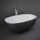Wanna wolnostojąca 140 cm czarny mat Rak - cloud RAK Ceramics (CLOBT14075504)