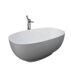 Wanna wolnostojąca 140 cm szary mat Rak - cloud RAK Ceramics (CLOBT14075503)