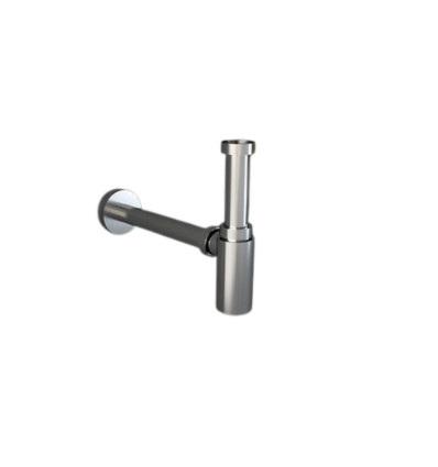 Syfon umywalkowy inox chrom Rak - duo RAK Ceramics (BTRWBSST001)
