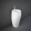 Umywalka wolnostojąca okrągła 50x47cm z otworem biały połysk Rak - cloud RAK Ceramics (CLOFS5001AWHA)