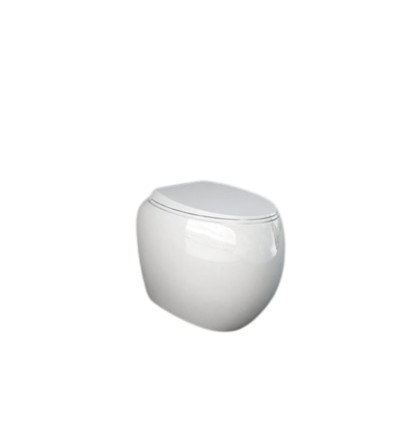 Miska wc stojąca rimless 56x40cm biały połysk Rak - cloud RAK Ceramics (CLOWC1346AWHA)