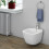 Bidet podwieszany 52x36,5 cm biały połysk Rak - One RAK Ceramics (EL08AWHA,ONBI00005)