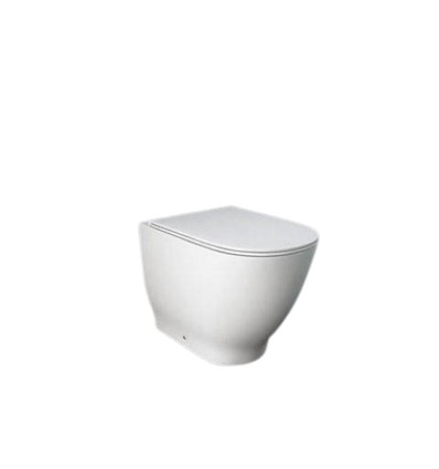 Miska wc stojąca rimless 56x36 cm biały połysk Rak Moon Ceramics (HAR17AWHA,MOWC0004)