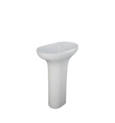 Umywalka wolnostojąca 60x35 odpływ do podłogi Des RAK Ceramics (DESFS6000AWHA)