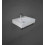 Umywalka podwiesz.nablat.61x46cm z otworem Des RAK Ceramics (DESWB06101AWHA)