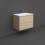 Zestaw umywalka i szafka 80cm scandinavian oak Joy RAK Ceramics (SETJOYWH080SOK)