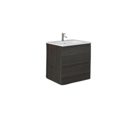 Zestaw umywalka i szafka 60cm moka walnut Joy RAK Ceramics (SETJOYWH060MOK)