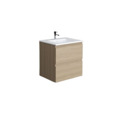 Zestaw umywalka szafka 60cm scandinavian oak Joy RAK Ceramics (SETJOYWH060SOK)