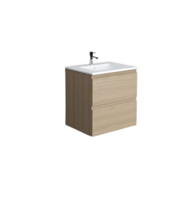Zestaw umywalka szafka 60cm scandinavian oak Joy RAK Ceramics (SETJOYWH060SOK)