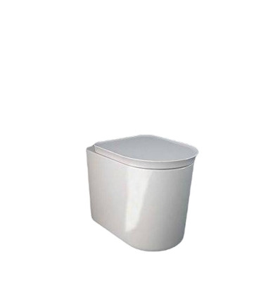 Miska wc stojąca 56x36,3 cm rimless biały połysk Rak - valet RAK Ceramics (VALWC1347AWHA)