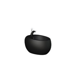 Bidet podwieszany 56x40cm czarny mat Rak - cloud RAK Ceramics (CLOBD2101504A)