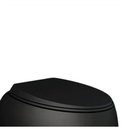 Cloud deska wc w/o czarny mat Rak - cloud RAK Ceramics (CLOSC3901504)