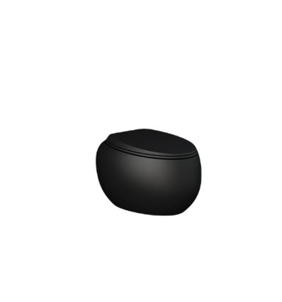 Miska wc podwiesz. rimless 56x40cm czarny mat Rak - cloud RAK Ceramics (CLOWC1446504A)