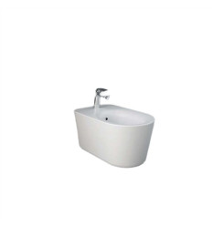 Bidet podwieszany rimless 56x36,3 cm biały mat Rak - valet RAK Ceramics (VALBD2101500A)