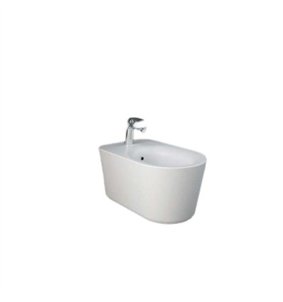 Bidet podwieszany rimless 56x36,3 cm biały mat Rak - valet RAK Ceramics (VALBD2101500A)