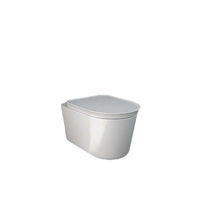 Miska wc podwieszana rimless 56x36,3 cm biały połysk Rak - valet RAK Ceramics (VALWC1446AWHA)