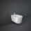 Bidet podwieszany rimless 56x36,3 cm biały połysk Rak - valet RAK Ceramics (VALBD2101AWHA)