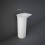 Umywalka wolnostojąca 53x39,5x90 cm blat prawy biały mat Rak - valet RAK Ceramics (VALFS5300500A)