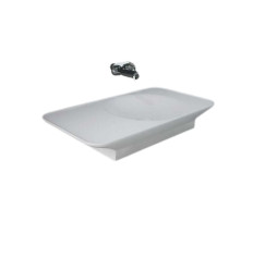 Umywalka ścienna nablatowa 92x50,5 cm blat lewy biały mat Rak - valet RAK Ceramics (VALWB09300500A)
