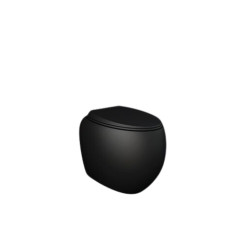 Miska wc stojąca rimless 56x40 cm czarny mat Rak - Cloud RAK Ceramics (CLOWC1346504A)