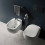 Miska wc podwieszana 52cm z deską wc biały połysk Illusion RAK Ceramics (ILLU1SET)