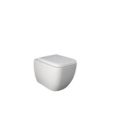Miska wc podwieszana z deską wc biały połysk Metropolitan RAK Ceramics (METR2SET)