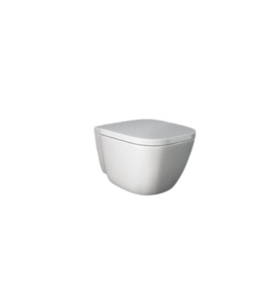 Miska wc podwieszana z deską wc biały połysk One RAK Ceramics (ONE1SET)