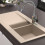 Zestaw dream1 zlewozmywak ceramiczny 1,5 komory cappuccino mat 101 x 51 cm + syfon Rak-dream RAK Ceramics (DRE1CAM)
