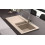 Zestaw dream1 zlewozmywak ceramiczny 1,5 komory cappuccino mat 101 x 51 cm + syfon Rak-dream RAK Ceramics (DRE1CAM)