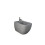 Bidet podwieszany szary mat Feeling Metropolitan Rak Ceramics (MP07503A)