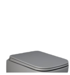 Deska wc slim wolnoopadająca szary mat Feeling Metropolitan Rak Ceramics (MPSC3901503)