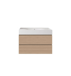 Zestaw umywalka z szafką 80cm scandinavian oak Joy RAK Ceramics (SETDESWH080SOK)